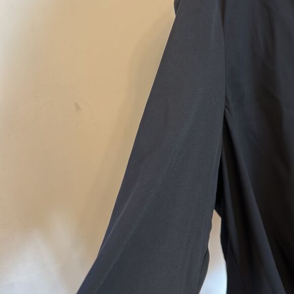 Halogen black long sleeve sheer blouse Size 2 X New - Picture 3 of 11